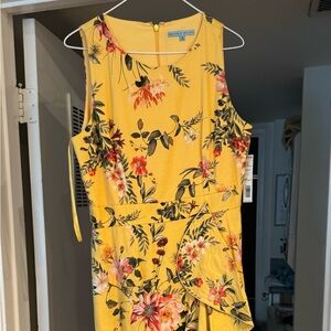 Size 10 yellow Antonio Melani dress new with tags